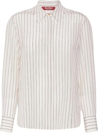 Max Mara Shirts - Dames - Overhemden - Beige - M - Overhemden