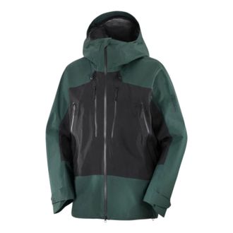 Salomon Salomon Scrambler Gore-Tex Jacket Green Gables Deep Black C26382
