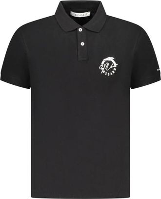 Trussardi Katoenen Piqu&eacute; Polo - Heren - Polos - Zwart - S - Katoen - Tops