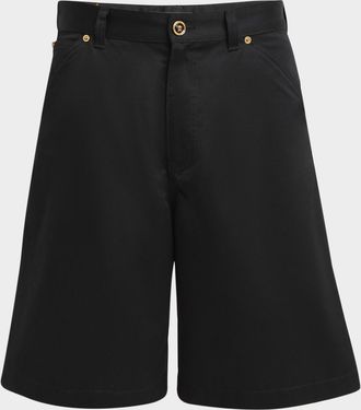 Versace Men & apos;s Medusa Gabardine Shorts