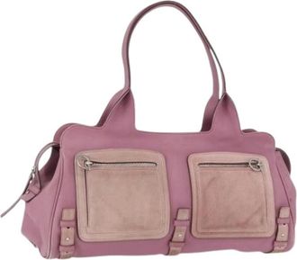 Ferragamo Pre-owned Handbags, female, Pink, Size: ONE SIZE Pre-owned Tote Bag