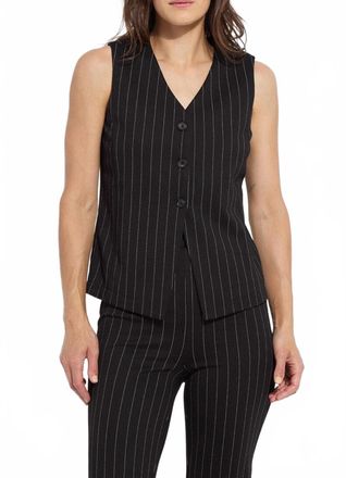 Lyss&eacute; Marisa Ponte Gilet In Stripe Black