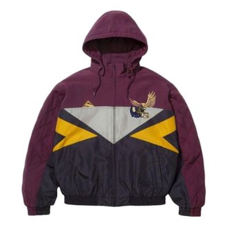 SUPREME x MM6 Maison Margiela Split Stadium Jacket Purple SUP-SS26-108-PUR