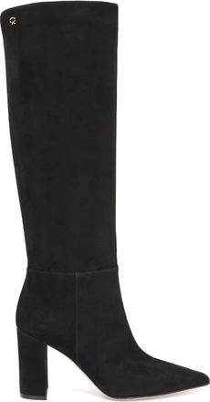 Gianvito Rossi Piper Boot 85 - Dames - Laarzen met Hak - Zwart - 37 1/2 EU - Su&egrave;de - Schoenen