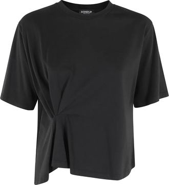 Dondup Katoenen T-shirt - Zwart