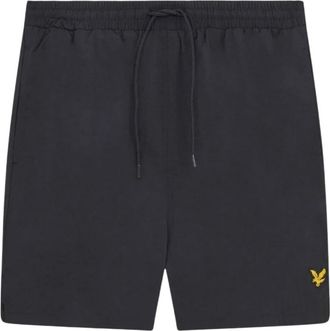 Lyle & Scott Katoenen Zwemshorts Eenvoudige Stijl - Heren - Strandmode - Zwart - XS - Katoen - Badmode
