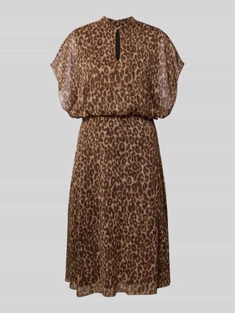 Joop Midikleid mit Stehkragen Modell Dalisha in Camel, Gr&ouml;&szlig;e 34