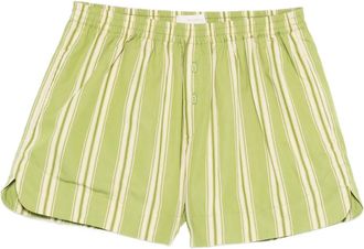 Faithfull The Brand Shorts a righe - Verde