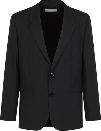 Ami Jassen, Heren, Grijs, L, Grijze Knoopjacks