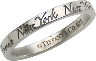 Tiffany & Co. Silver Silver 925 Band Ring (Pre-Owned)
