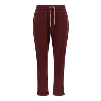 Brunello Cucinelli Mujer, Pantalones, Rojo, Talla: L