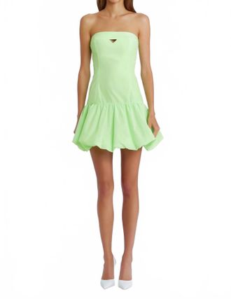 Amanda Uprichard Faith Mini Dress In Sherbet