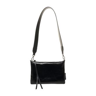 Profanter Tassen, Dames, Zwart, ONE Size, Leer, Juna Schoudertas