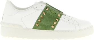 Valentino Garavani Green Rockstud Sneakers