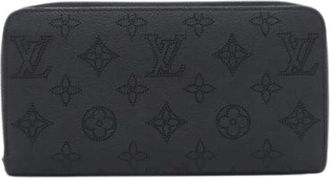 Louis Vuitton Pre-owned Wallets, female, Black, Size: ONE SIZE Pre-owned Long wallet (bi-fold)