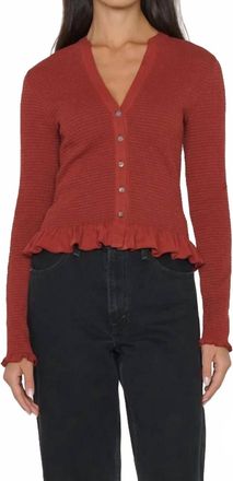 Nation Ltd Candace Top In Chestnut