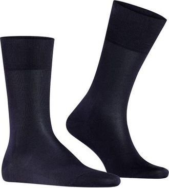 Falke Tiago Organic Cotton Dress Socks in Dark Navy at Nordstrom, Size Medium
