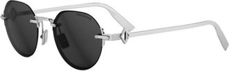 Dior CD Diamond R5U - unisex - Zonnebrillen - Zwart - 50 MM - Nylon - Accessoires
