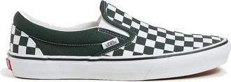 Vans Kleurtheorie Slip-On Checkboard Schoenen - Heren - Sneakers - Groen - 45 EU - Schoenen