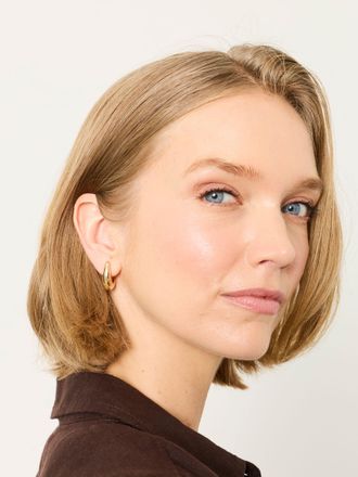 Fat Face FatFace Gold Tone Classic Chunky Earrings
