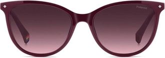 Polaroid Cat-Eye Zonnebril - Dames - Zonnebrillen - Paars - 53 MM - Accessoires