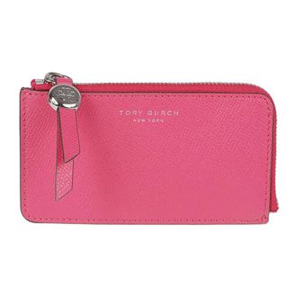 Tory Burch Tory Burch, Wallets & Cardholders, female, Pink, Size: ONE SIZE Romy Zip-Around Card Holder