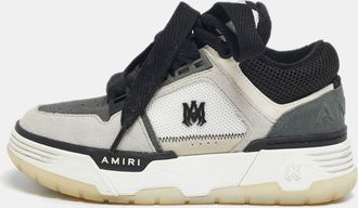 Amiri Tricolor Mesh And Suede Ma1 Lace Up Sneakers