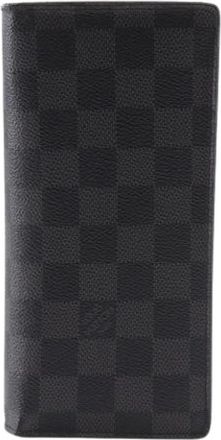 Louis Vuitton Pre-owned Damier Graphite Long Wallet (bi-fold) - Heren - Vintage Accessoires - Zwart - ONE Size - Vintage