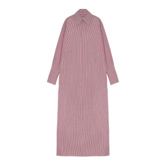 ARMARIUM Shirt Dresses, female, Red, Size: 2XS Malik Cotton Dress With Striped Pattern