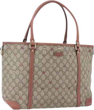 Gucci Pre-owned Tote Bags, female, Beige, Size: ONE SIZE Pre-owned Vintage Tote Bag