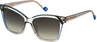 Yalea SYA144V MARIE 03GU Womens Sunglasses Grey Size 55