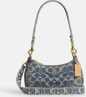 Coach Teri Mini Crossbody Bag In Signature Regenerative Cotton Denim