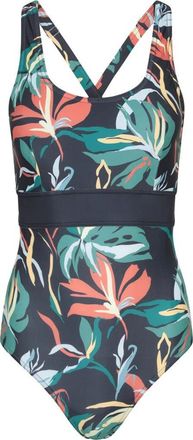 Mountain Warehouse Womens/Ladies Yamba Flowers One Piece Swimsuit Swim in Teal at Nordstrom, Size 4