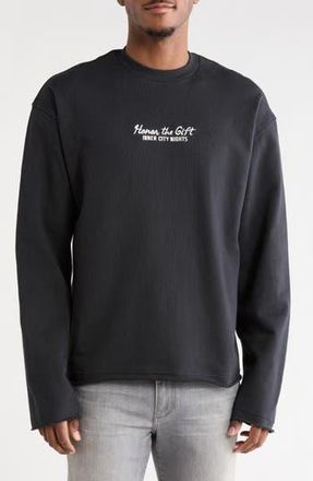 Honor The Gift 1988 Drive-In Crewneck Sweatshirt in Black at Nordstrom Rack, Size Xx-Large