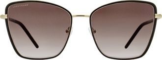 Longchamp LO167S Butterfly Rimmed Sunglasses - Black