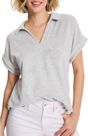 Tommy Bahama Suncoast Terry Cloth Polo in Summer Grey Heather at Nordstrom, Size X-Large