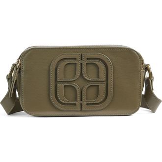 L.k. Bennett Perry Logo Leather Camera Bag in Gre-Olive at Nordstrom Rack, Size One Size Oz
