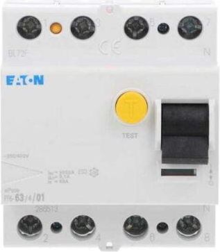 OEM Disyuntor Diferencial 4p 63a 01a Tipo Ac Pf663401 286513