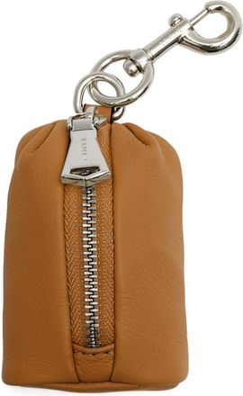 Aim&eacute;e Tamitha Leather Key Fob in Latte at Nordstrom