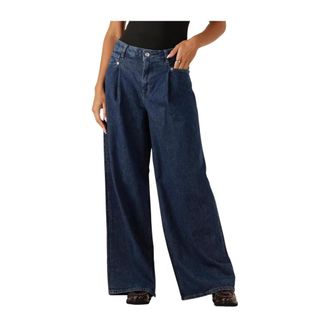 Selected Selma-Noa HW Wide Jeans - Dames - Jeans - Blauw - Maat: W29 L32
