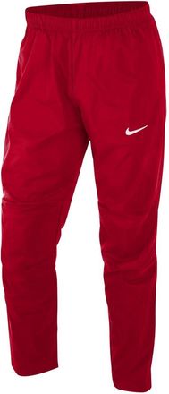 Nike Mens Solid Patterned Slim Track Pants in University Red - Size Small