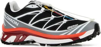 Salomon Multicolor Lace-Up Running Sneakers - Black