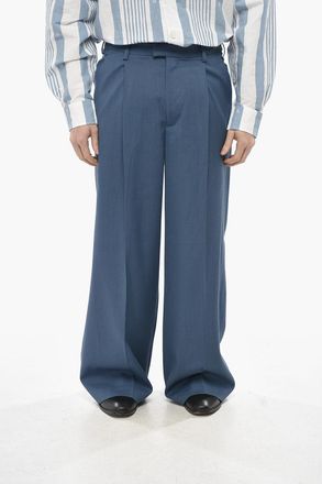 Marni Pantaloni in Misto Mohair con Pince Frontale Marni