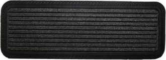Imports Decor Gray Non-Slip Stair Tread Mats, Indoor Outdoor Polypropylene Step Mats with Rubber Backing, Anti-Skid Stair Covers for Safety