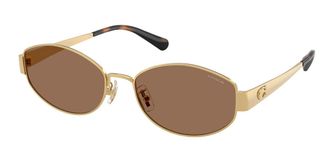 Coach HC7192D CDP44 Asian Fit 944113 Womens Sunglasses Gold Size 57