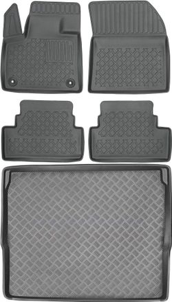 OEM Peugeot 3008 Ii Crossover A Partir De 2016 Set - Alfombrillas Para Coche + Alfombrilla Para Maletero