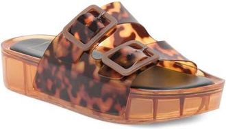 Dolce Vita Julio X Platform Sandal in Tortoise Vinyl at Nordstrom, Size 11