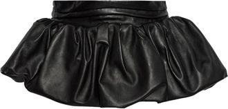 Chlo&eacute; Rokken, Dames, Zwart, M, Leer, Leren Riem