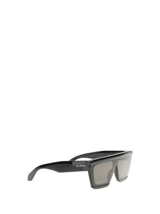 Alaia Womens Mask Sunglasses Black-Grey Black-Black-Grey Acetate Black/black/grey