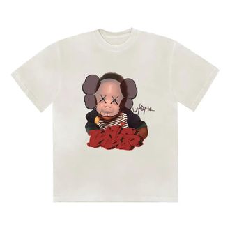 Travis Scott x KAWS Utopia I T-Shirt White TSUT-SS04